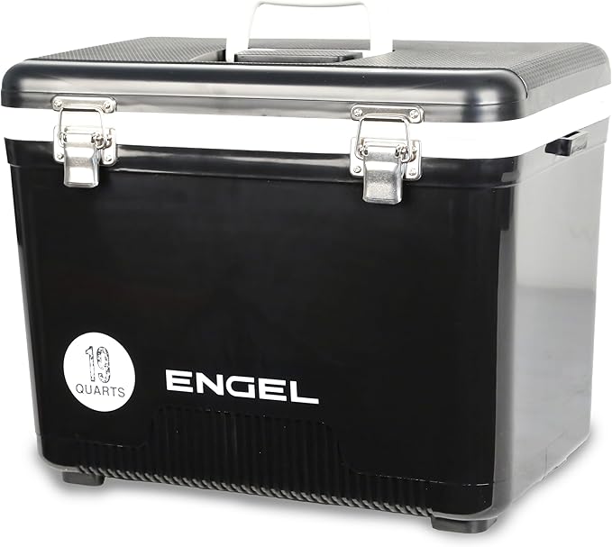 Engel 19qt Leak-Proof, Air Tight, Drybox Cooler and Small Hard Shell Lunchbox by ENGEL