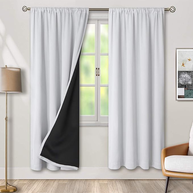 BGment Curtains for Living Room 84 Inch Length 2 Panels, 100% Blackout Curtains by BGment