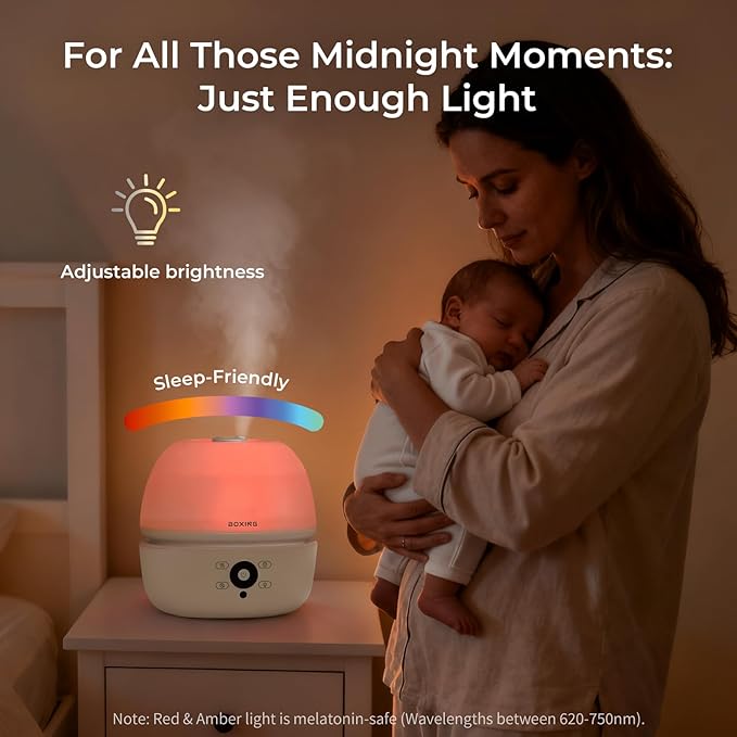BOXING Top Fill Humidifiers for Bedroom Baby - Image 4
