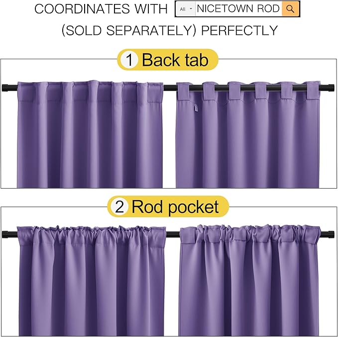 NICETOWN Blackout Curtains and Draperies - Image 3