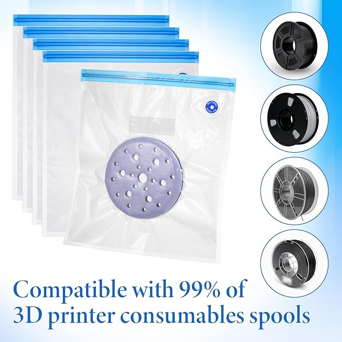 80 Pcs 3D Filament Storage Bags Kit - Image 6