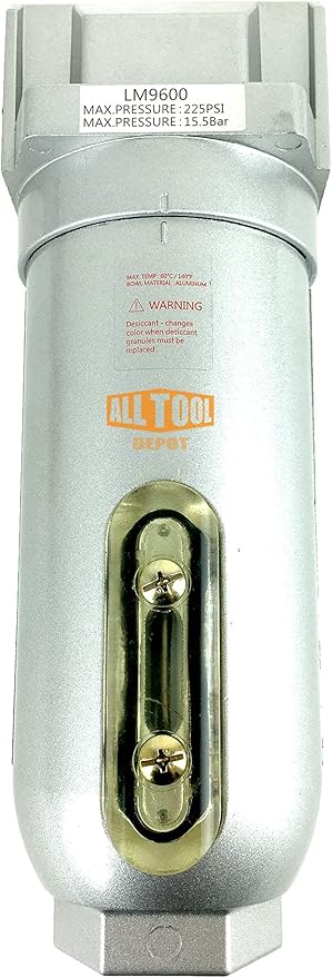 3/4" NPT Super Duty Compressed Air In Line Filter Desiccant Dryer Moisture by AllToolDepot