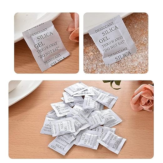 Reusable Desiccant Bags, 100 x 1 Gram Silica Gel Packets - Image 5