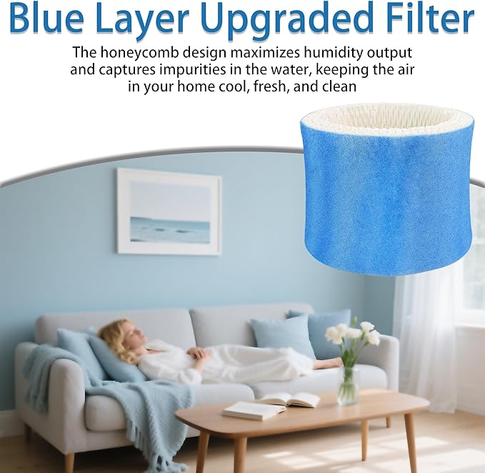 4 Pack HAC504 Replacement Humidifiers Wick Filter A | - Image 3