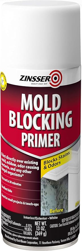 Rust-Oleum Zinsser 287512 Molding Blocking Spray Primer, 13 oz by Rust-Oleum