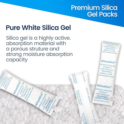 1500pcs 5 Gram Premium Silica Gel Packets, Food Safe Desiccant Packs, Desiccant - Image 4