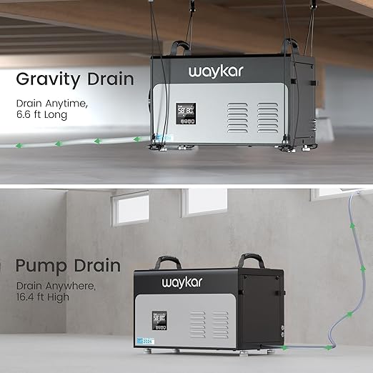 Waykar 130 Pints Energy Star Most Efficient Commercial Dehumidifier - Image 5