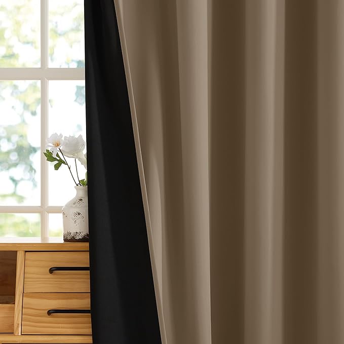RYB HOME 100% Blackout Room Divider Curtains - Image 7