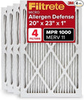 Filtrete 20x23x1 AC Furnace Air Filter, MERV 11, MPR 1000, Micro Allergen by Filtrete