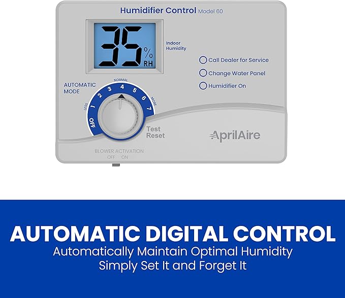 AprilAire 60 Automatic Digital Whole-House Humidifier Control Humidistat - Image 5