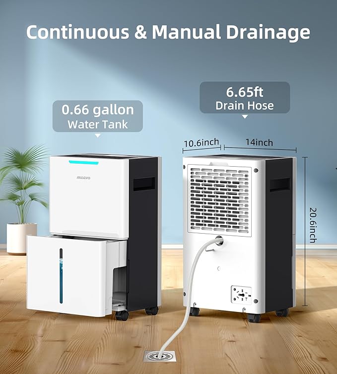 5000 Sq. Ft Dehumidifiers for Home and Basement, 52 Pint/Day Dehumidifier - Image 4