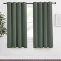 NICETOWN Blackout Curtain 57 inch Length, W55 x L57 Inch, 8 Grommets Top by NICETOWN