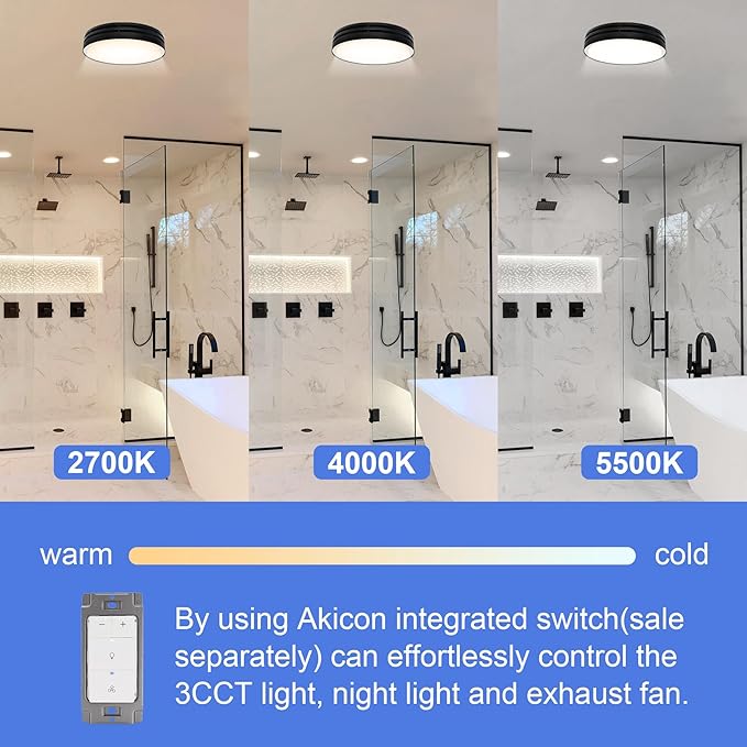 Akicon Bathroom Exhaust Fan - Image 3