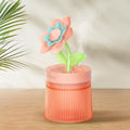 Cute Flower Mini Humidifier, 260ml Portable Small Cool Mist Humidification by Cerrota