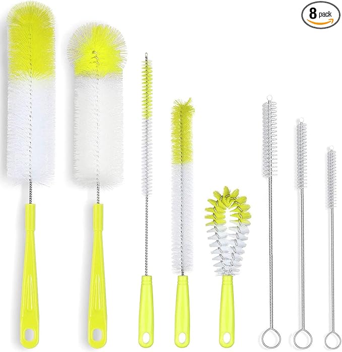 ALINK 8-Pack Bottle Cleaning Brush Set by ALINK