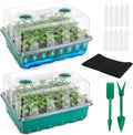 Self-Watering Seed Starter Tray 2 Packs, 96 Cells Seed Starter Kit by Hanaoyo