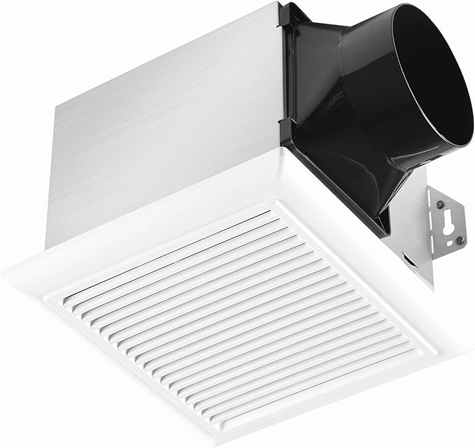 Bathroom Exhaust Fan 110 CFM 1.5 Sone, 4 Inch Duct, Quiet Energy Saving by Unknown