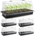 1020 Plant Tray with Tall 7.3'' Dome, Heavy Duty 1020 Trays and Flats with Lid by RooTrimmer