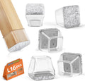 16Pcs Square Chair Leg Floor Protectors by BAIPOK