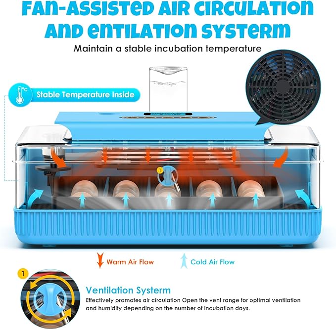 25 Egg Incubator Digital Poultry Hatcher Machine - Image 2