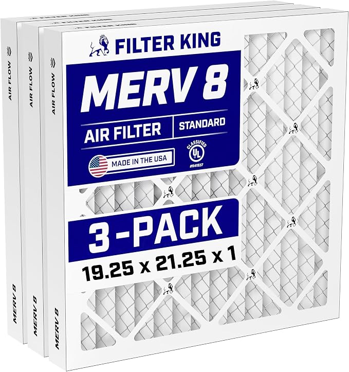 Filter King 19.25x21.25x1 Air Filter Dust & Allergy Control AC Furnace Filters by FilterKing