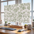 Retro Farm Flower Leaves Texture Indoor TV Cover, Elastic TV Screen Protector by Unknown