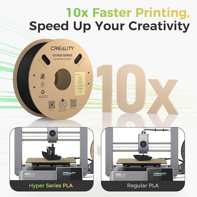 Creality Hyper PLA Filament Bundle 2KG, No-Tangling Stronger Toughness Fit Most - Image 3