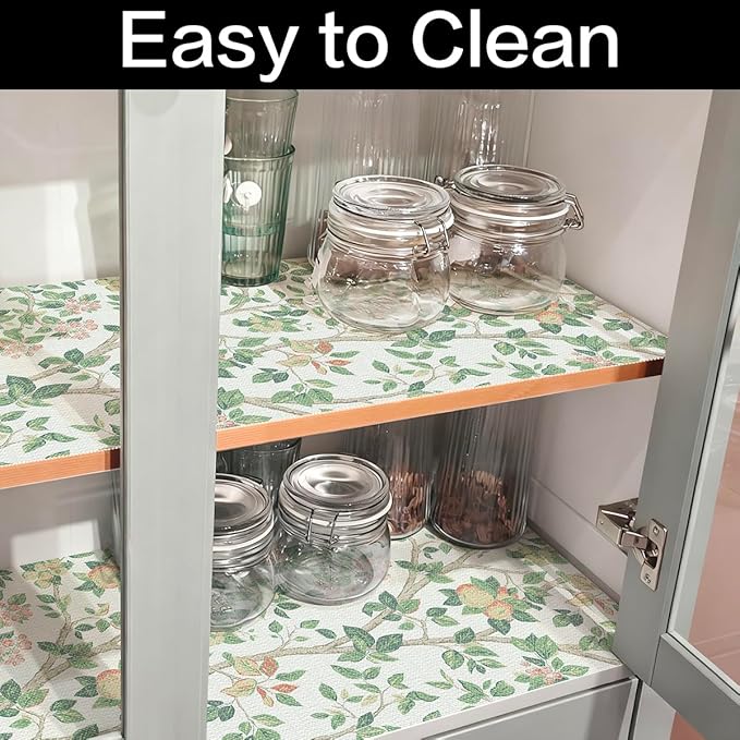 Shelf Liner for Kitchen Cabinets Non Adhesive Drawer Liners Non Slip Cupboard - Image 7