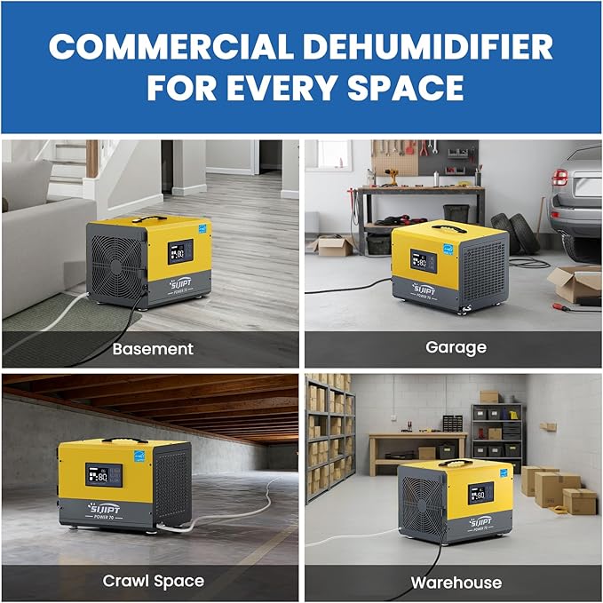 70 Pint Crawl Space Dehumidifier - Image 7