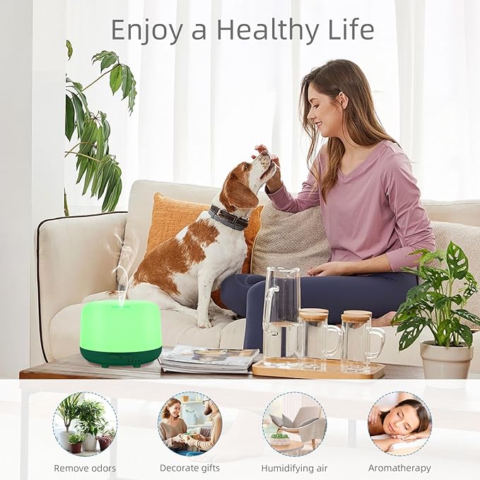300ML Aromatherapy Diffuser for Home, Quiet Diffuser for Essential Oils - Image 6