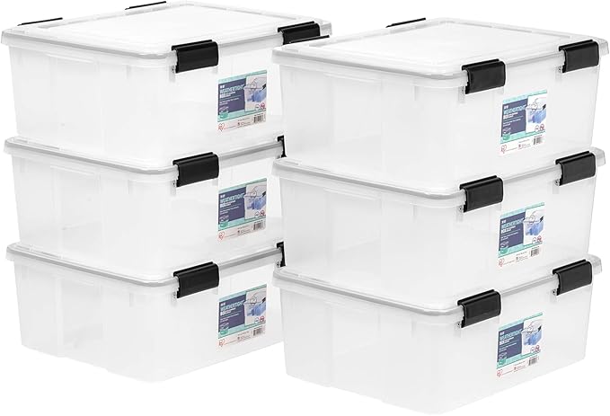 IRIS USA 30.6 Quart WEATHERPRO Plastic Storage Box by IRISUSA