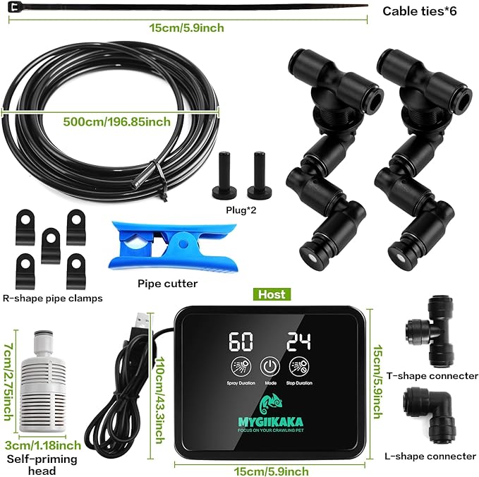 Reptile Smart Mister, Reptile Humidifiers Misting System Automatic - Image 6