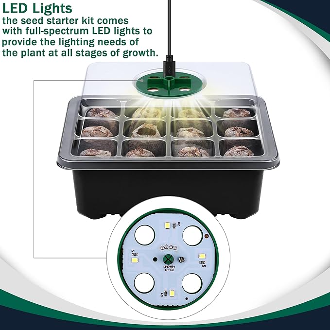 6 Pack Seed Starter Tray Kit - Image 3