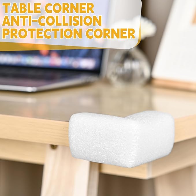 48 Pcs Foam Corner Protectors for Shipping, L-Shaped Edge Guards for TV Moving - Image 7