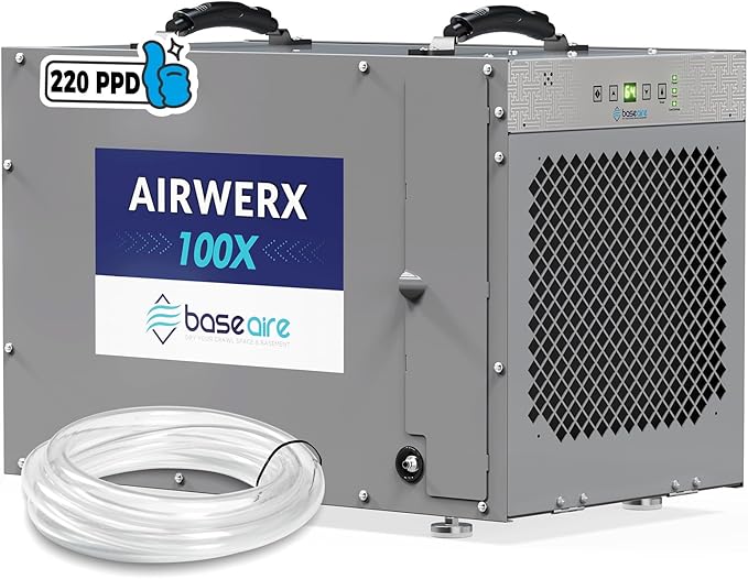 BaseAire 220 Pints Crawlspace Dehumidifiers by BASEAIREDRYYOURCRAWLSPACEBASEMENT