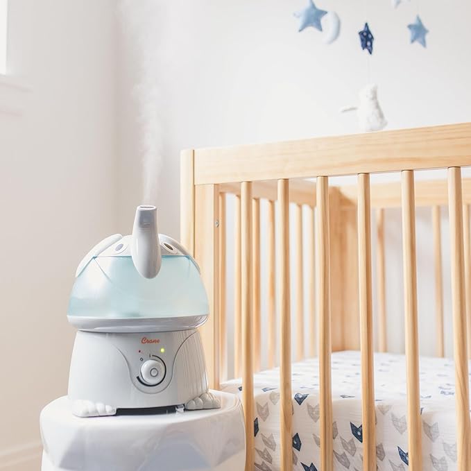 Crane Cute Animal Humidifier for Kids Bedroom and Nursery, Ultrasonic Cool Mist - Image 2