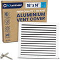 16x14 Inch Air Return Vent Cover Decorative – Premium Aluminum AC Vent Cover by LAMINAIRE