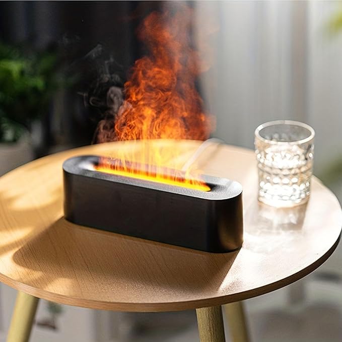 Aromatherapy Essential Oil Diffuser, Timer Off Flame Humidifier, 150ml Capacity - Image 6