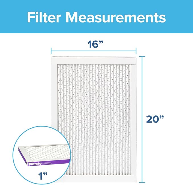 Filtrete 16x20x1 AC Furnace Air Filter, MERV 12, MPR 1500, CERTIFIED asthma & - Image 2