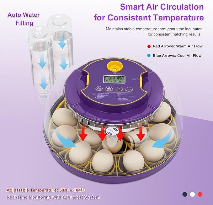 18 Egg Incubator for Hatching Eggs – - Image 2