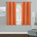 MYSKY HOME Burnt Orange Blackout Curtains by MYSKYHOME