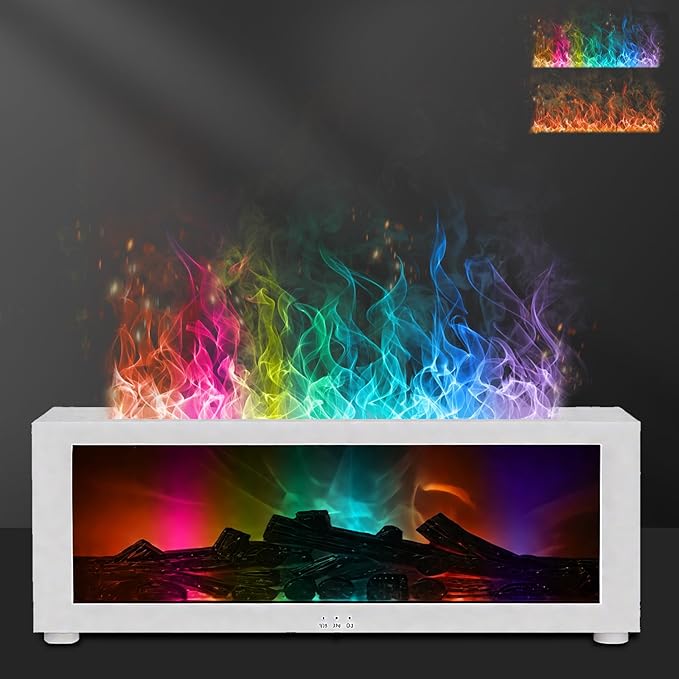 Fireplace Diffuser Humidifier, Fireplace Aromatherapy Essential Oil Diffuser by Eiifiter