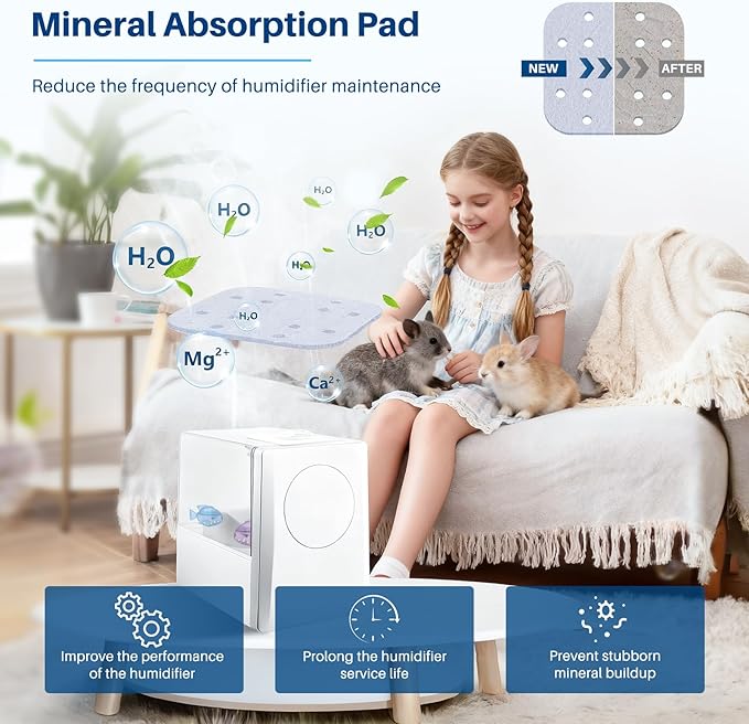 Humidifier Filter Replacement for LEVOIT, Mineral Absorption Pad Compatible - Image 3