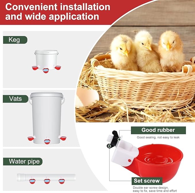 Incubators for Hatching Eggs, Chicken Waterer Cups, Automatic Egg Turner Holds - Image 4