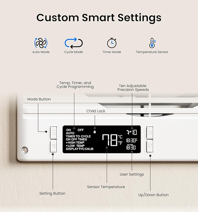 8" Room to Room Ventilation Fan - Image 6