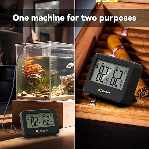 3PCS Mini Digital Hygrometer and Thermometer Reptile Thermometer - Image 5