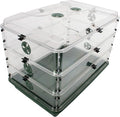 EarlyGrow 95457 24" x 15" x 16.75" Domed Propagator, 3 Side Extenders and by EarlyGrow