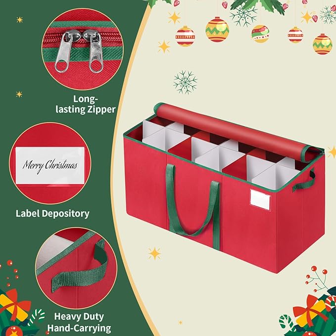 Nutcracker and Figurine Collectibles Storage Box， Large Ornament Storage - Image 3
