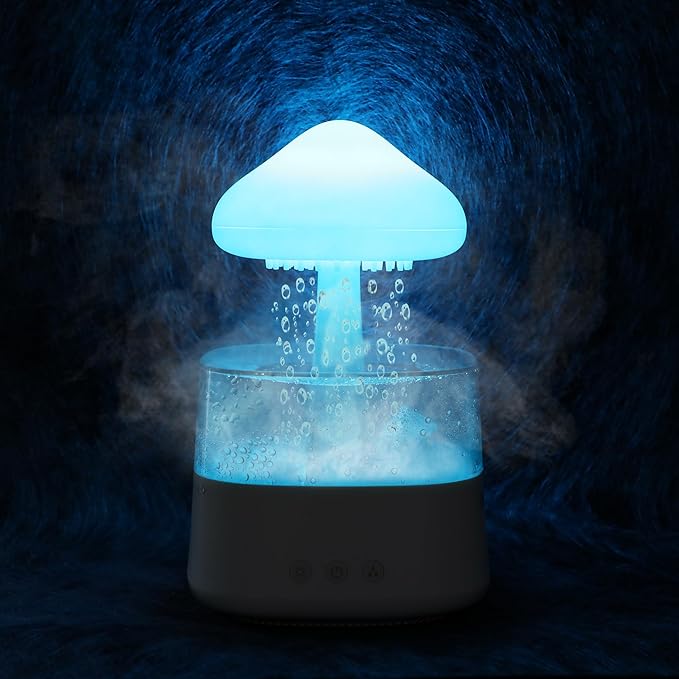 Rain Cloud Humidifier Water Drip by Riecin