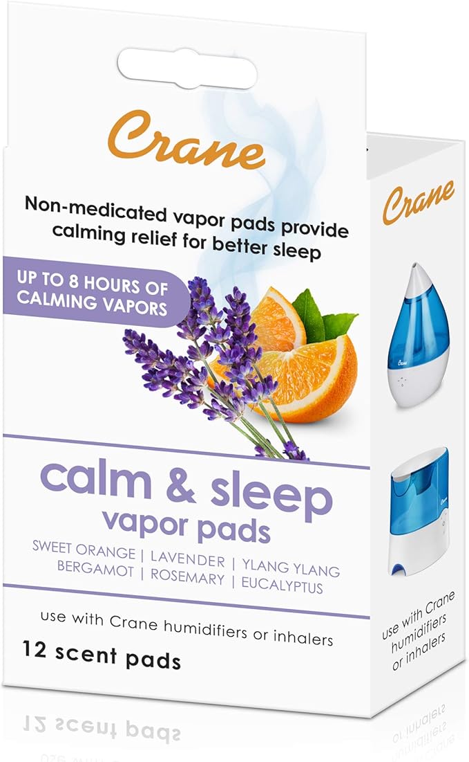 Crane Natural Lavender Orange Humidifier Pads - Image 2